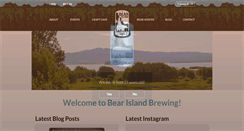 Desktop Screenshot of bearislandbrewing.com